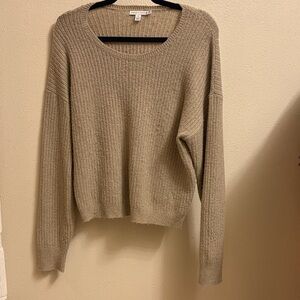 Threads 4 Thought Taupe Crew Neck Sweater